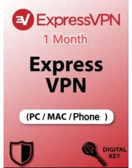 Express VPN (PC, Mac &amp Phone) 5 Device, 1 Month