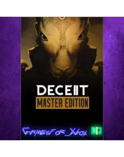 Deceit 2 Master Edition XBOX Deceit 2 Master Edition XBOX