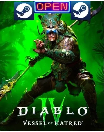 Diablo IV Vessel of Hatred DLC STEAM на 1-14 Дней