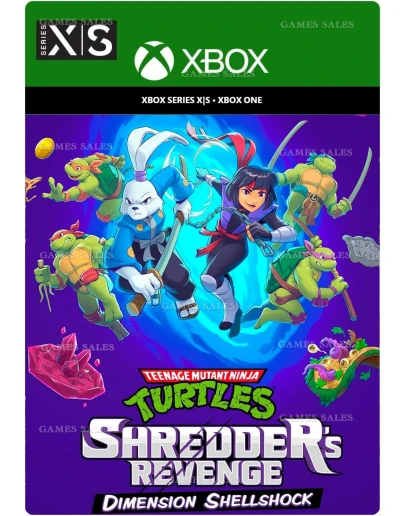 TMNT SHREDDERS REVENGE DIMENSION SHELLSHOCK XBOXКЛЮЧ