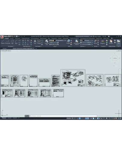 Проект систем отопления и вентиляции склада ГСМ