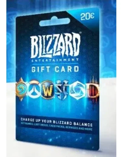 КЭШБЕК 3Blizzard Gift Card 20-50 ЕВРО