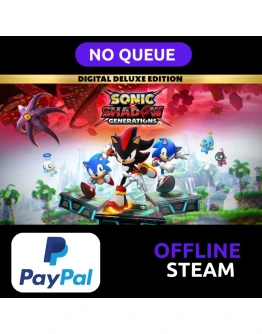 Sonic X Shadow Generations Deluxe NO QUEUE PAYPAL