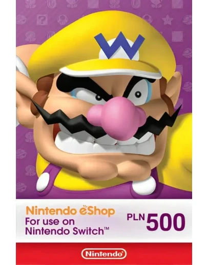КАРТА ОПЛАТЫ NINTENDO ESHOP 500 PLN PL ПОЛЬША