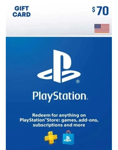 PSN USA карта пополнения на 70 USD (USA)