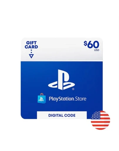 PSN USA карта пополнения на 60 USD (USA)