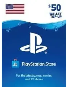 PSN USA карта пополнения на 50 USD (USA)