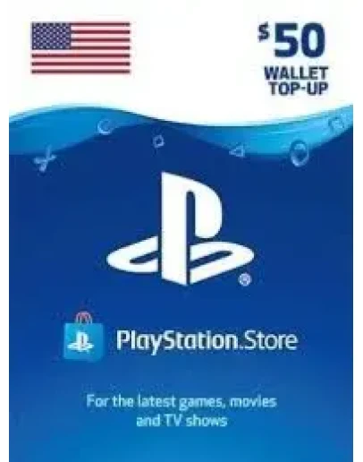 PSN USA карта пополнения на 50 USD (USA)