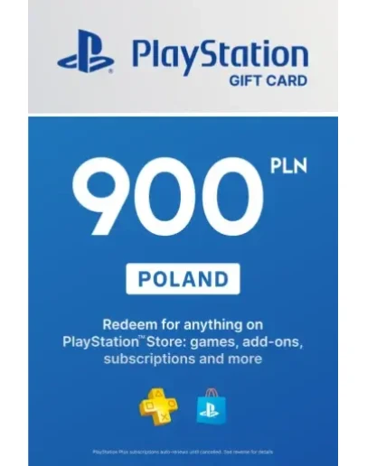 PSN Польша карта пополнения на 900 zl (PLN)