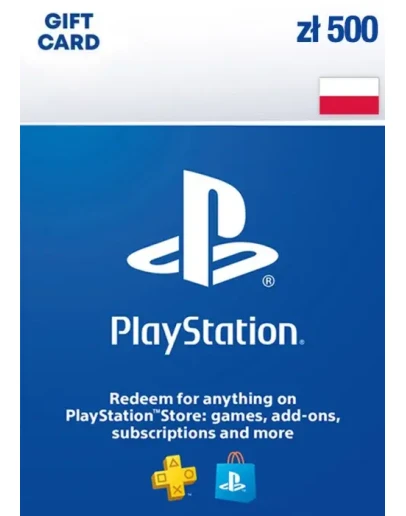 PSN Польша карта пополнения на 500 zl (PLN)