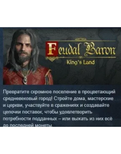 Feudal Baron: King's Land АВТОДОСТАВКА STEAM РОССИЯ