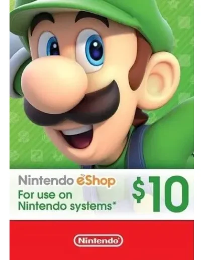 Nintendo eShop Gift Card 10 USA