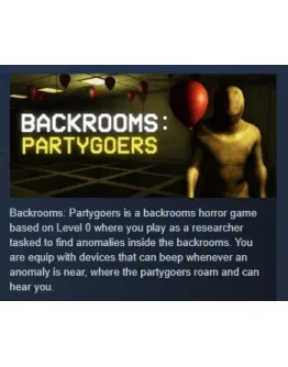 Backrooms: Partygoers STEAM РОССИЯ
