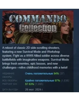 Commando Collection АВТОДОСТАВКА STEAM РОССИЯ