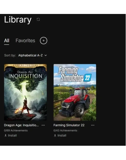 Dragon Age: Inquisition GOTY + Farming Simulator 22