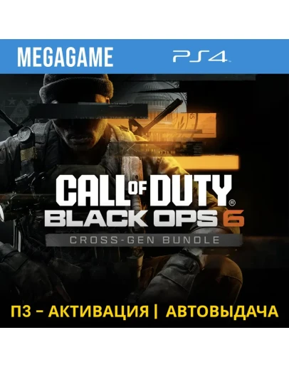 Call of Duty: Black Ops 6 (PS4/RU) П3-Активация