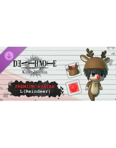 DEATH NOTE Killer Within - Premium Avatar: L (Reindeer)
