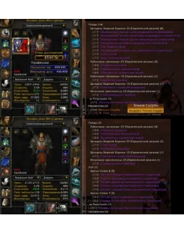 Аккаунт 2343 х100 Воин Человек(м) Альянс +Дк