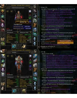 Аккаунт 2347 х5 Паладин Человек(ж) Альянс