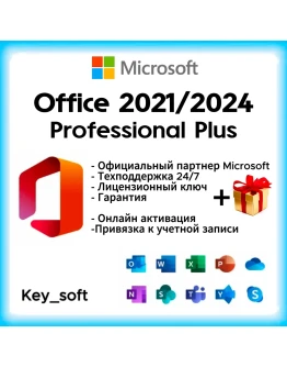 Office 2021/2024 Pro Plus Онлайн активация+ БОНУС ltsc