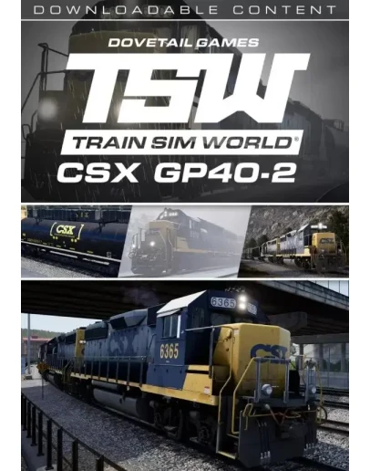 (DLC) Train Sim World: CSX GP40-2 Loco Add-On КЛЮЧ