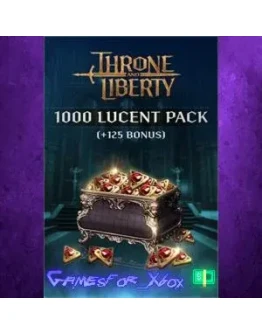 THRONE AND LIBERTY - 1,000 Lucent Pack +125 XBOX DLC