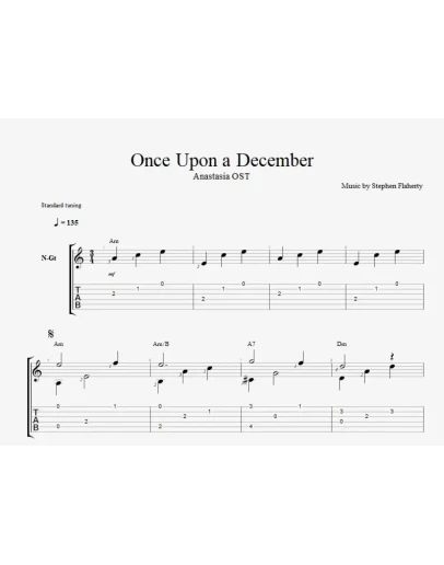 Once Upon a December - из м/ф Анастасия