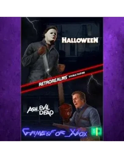 RetroRealms Double Feature Halloween and Ash vs XBOX