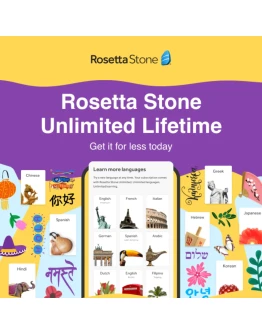 Rosetta Stone Пожизненная лицензия - 24+ языков