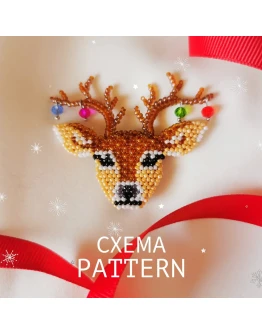 Схема для бисера: Олень RUEN