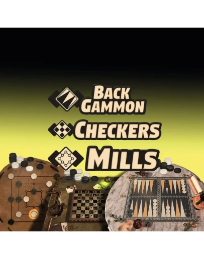 3in1 Game Collection: Backgammon + Checkers + Mills PS5