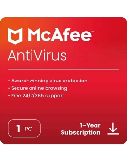 McAfee AntiVirus 2025 (1 год / 1 ПК) глобальный ключ