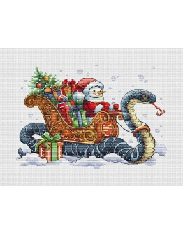 Эксклюзив. схема для выш крестом Праздничная доставка