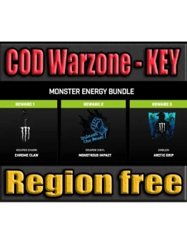 MONSTER ENERGY BUNDLE CLAW+EMBLEM CoD MW3+WARZONE