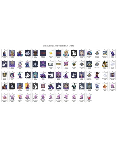 МАРВЕЛ РИВАЛСТВИЧ ДРОПЫ72+ СКИНА / ПРЕДМЕТА + ПОДАРОК