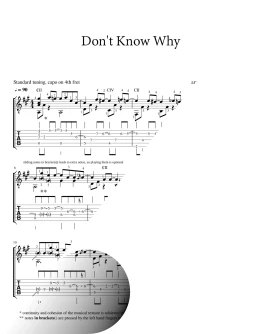 Don't Know Why Don't Know Why