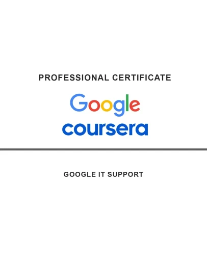 Google Certificates Coursera 1 год