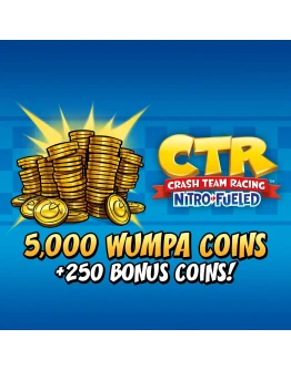 Crash Team Racing NitroFueled 5000 250 Mонет WumpaПСН