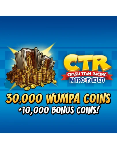 Crash Team Racing NitroFueled 30000 10000 Mонет Wumpa