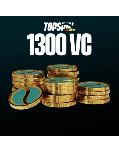 Набор TopSpin 2K25 с 1 300 единиц виртуальной валюты