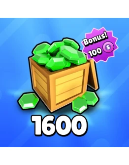 1600 самоцветов 100 Stumbleжетонов от Stumble Guys PS4