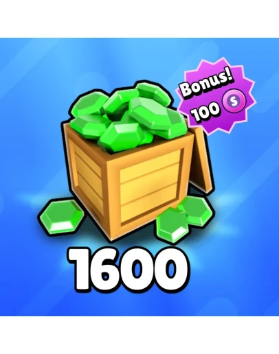1600 самоцветов 100 Stumbleжетонов от Stumble Guys PS4