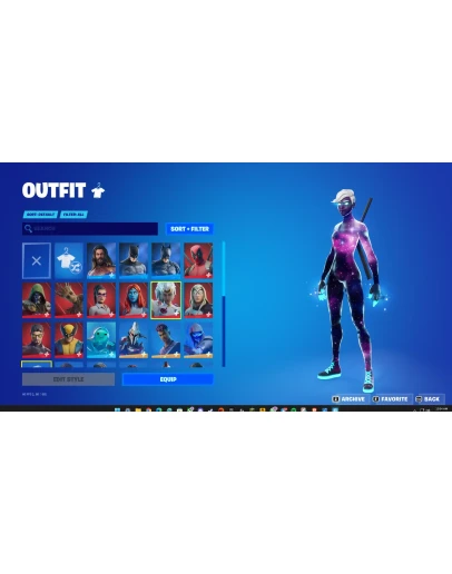 FORTNITE42+ ОБЛИЦОВ АККАУНТGALAXY, BATMAN, MIDAS +