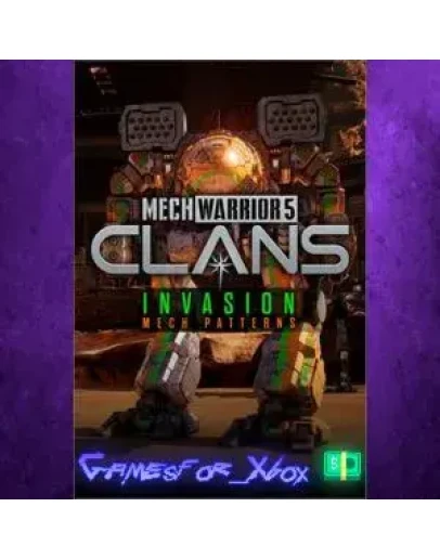 MechWarrior 5 Clans - Invasion Mech Patterns XBOX DLC MechWarrior 5 Clans - Invasion Mech Patterns XBOX DLC