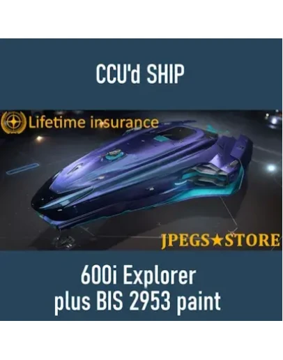 600i Explorer plus BIS 2953 paint - LTI - CCU'd Ship