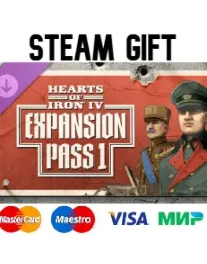 Hearts of Iron IV: Expansion Pass 1 steam RU/UA/KZ/CНГ Hearts of Iron IV: Expansion Pass 1 steam RU/UA/KZ/CНГ