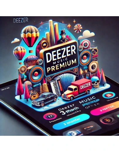 Deezer Premium 1/2/3 месяца гарантия