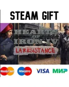 Hearts of Iron IV: La Rsistance steam RU/UA/KZ/CНГ Hearts of Iron IV: La Rsistance steam RU/UA/KZ/CНГ