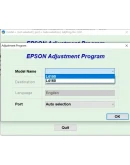 Сброс Epson L4150 L4160 Adjustment Program