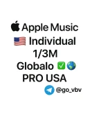 Apple Music Инд. 1/3M Глобально PRO USA